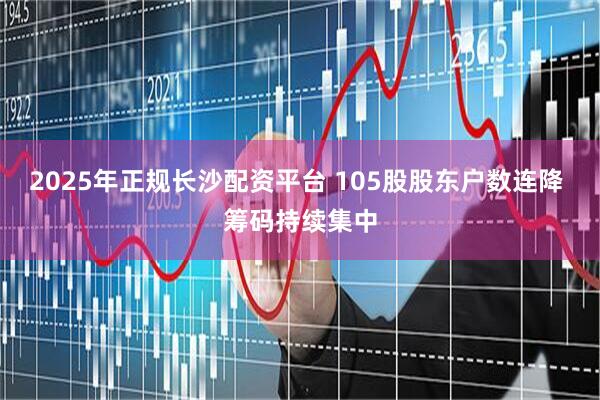 2025年正规长沙配资平台 105股股东户数连降 筹码持续集中